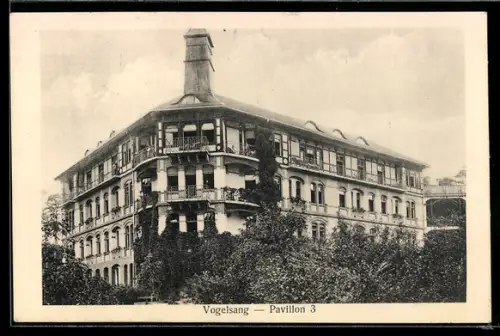 AK Vogelsang /Gommern, Heilstätte, Pavillon 3