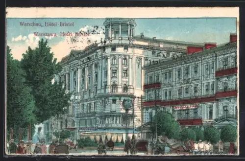 AK Warschau, Hôtel Bristol