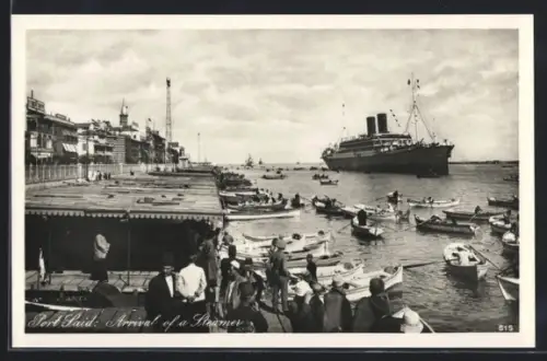 AK Port Said, Arrival of a Steamer