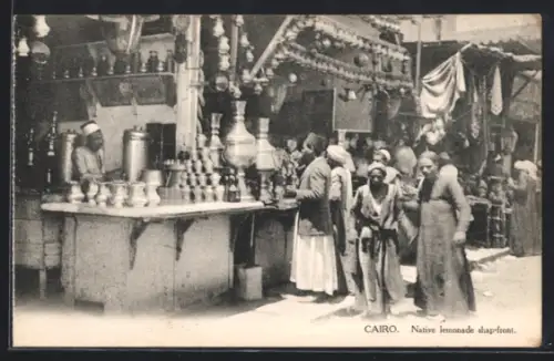 AK Cairo, Native lemonade shop-front
