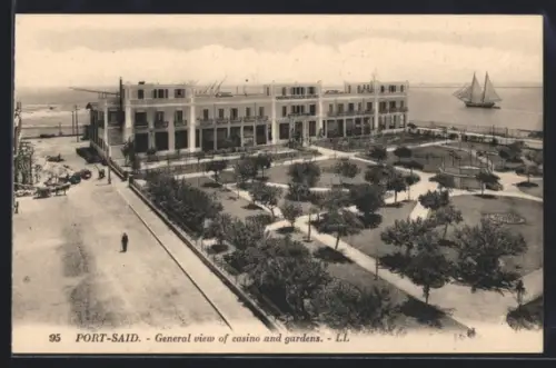 AK Port-Said, General view of casino and gardens
