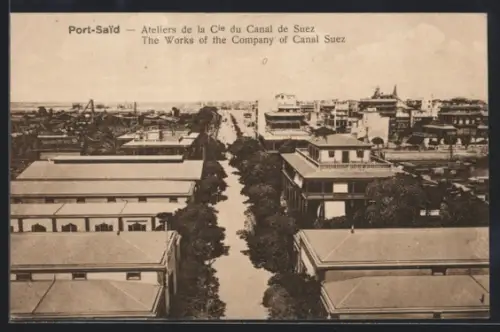 AK Port-Said, Ateliers de la Cie du Canal de Suez