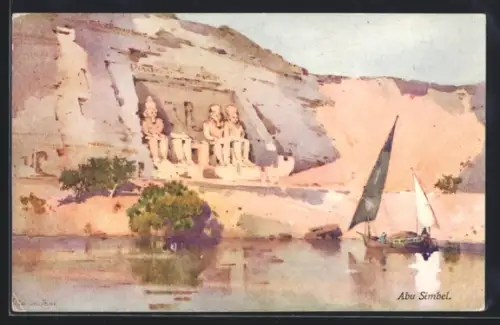 AK Abu Simbel, The great temple built by Rameses II