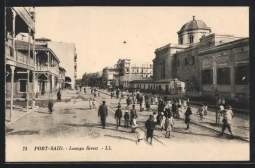 AK Port-Said, Lesseps Street