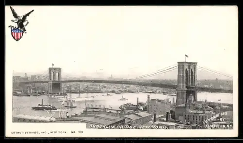 AK New York, NY, Brooklyn Bridge