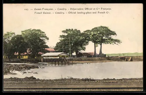 AK Conakry, Débarcadère Officiel et Cie Francaise