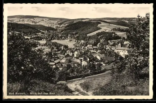 AK Bad Reinerz, Blick auf das Bad
