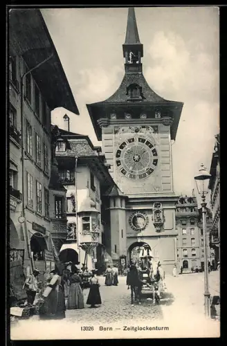 AK Bern, Partie am Zeitglockenturm