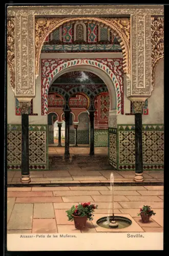 AK Sevilla, Alcazar-Patio de las Munecas