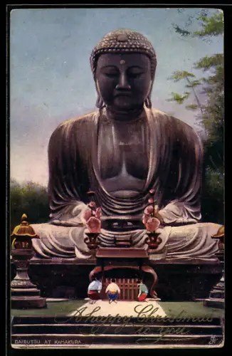 AK Kamakura, Daibutsu, riesige Buddha-Statue