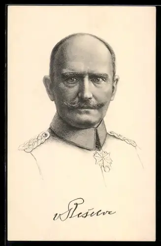 AK Der Eroberer von Antwerpen, General von Beseler in Uniform