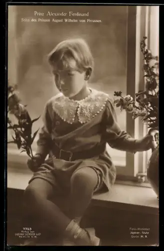AK Prinz Alexander Ferdinand, Sohn des Prinz August Wilhelm von Preussen