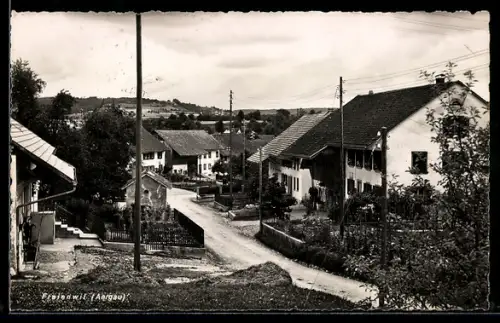 AK Freienwil /Aargau, Blick in den Ort