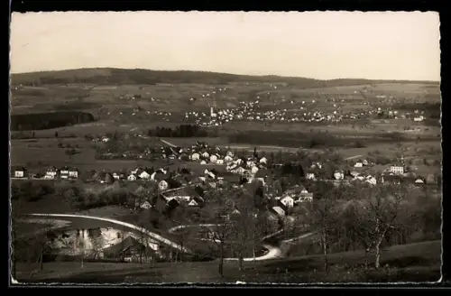 AK Boniswil /Aargau, Totalansicht mit Panorama