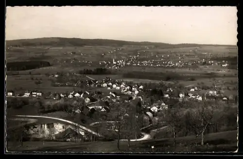 AK Boniswil /Aargau, Totalansicht mit Panorama