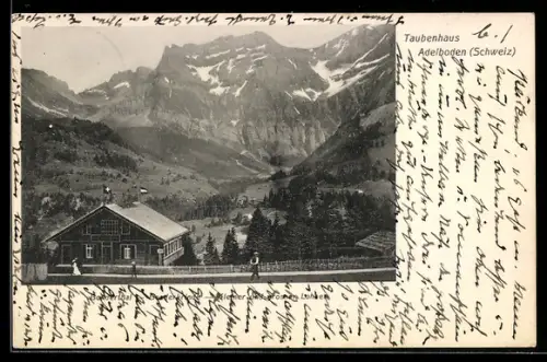 AK Adelboden, Taubenhaus im Bonderthal, Bonderkrinde, Kleiner und grosser Loher