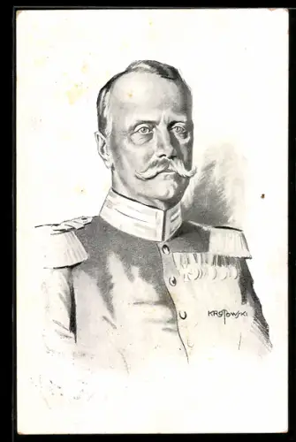 AK Portrait Grossherzog Friedrich II. von Baden in Uniform
