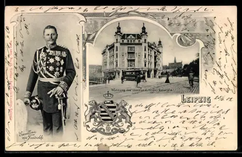 AK Leipzig, Wohnung des kommandierenden Generals Excellenz von Freitschke