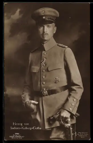 AK Herzog von Sachsen-Coburg-Gotha in Uniform