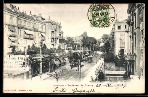 AK Lausanne, Boulevard de Grancy