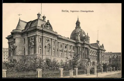 AK Berlin-Tiergarten, Ingenieur-Dienstgebäude, Kurfürstenstrasse 63-69
