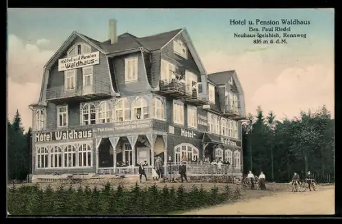 AK Neuhaus-Igelshieb, Hotel und Pension Waldhaus