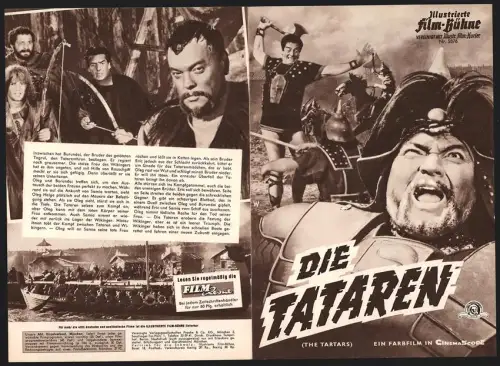 Filmprogramm IFB Nr. 5876, Die Tataren, Orson Welles, Victor Mature, Regie: Richard Thorpe