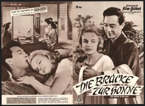 Filmprogramm IFB Nr. 5949, Die Brücke zur Sonne, Carroll Baker, James Shigeta, Regie: Etienne Périer