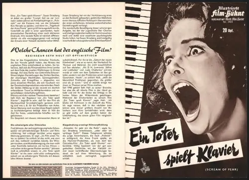 Filmprogramm IFB Nr. 5924, Ein Toter spielt Klavier, Susan Strasberg, Regie: Seth Holt