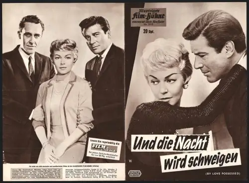 Filmprogramm IFB Nr. 5918, Und die Nacht wird schweigen, Lana Turner, Efrem Zimbalist Jr. Regie: John Sturges
