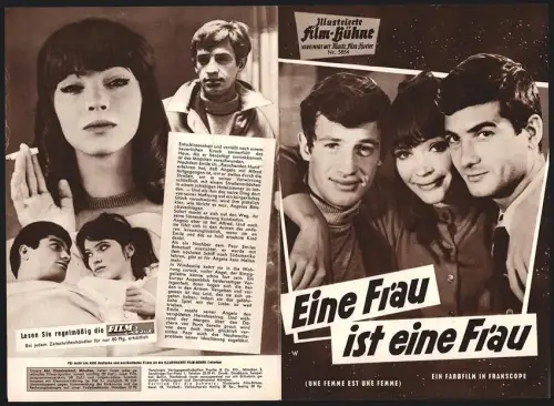 Filmprogramm IFB Nr. 5854, Eine Frau ist eine Frau, Jean-Claude Brialy, Anna Karina, Regie: Jean-Luc Godard