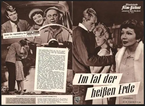 Filmprogramm IFB Nr. 5836, Im Tal der heissen Erde, Troy Donahue, Claudette Colbert, Regie: Delmer Daves