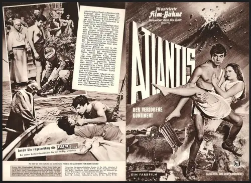 Filmprogramm IFB Nr. 5712, Atlantis, Der verlorene Kontinent, Anthony Hall, Joyce Taylor, Regie: George Pal
