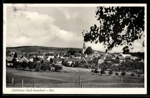 AK Kirch-Brombach i. Odw., Ortsansicht mit Kirche