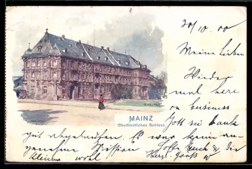 AK Mainz, Kurfürstliches Schloss