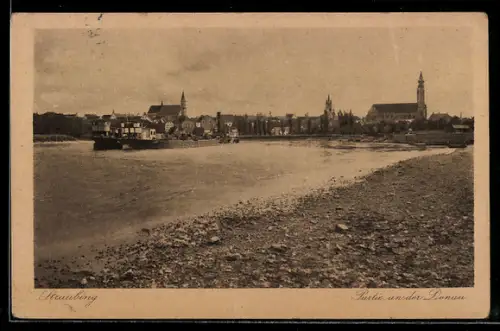 AK Straubing, Partie an der Donau