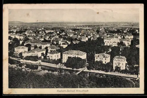 AK Bad Kreuznach, Teilansicht mit Strassenpartie