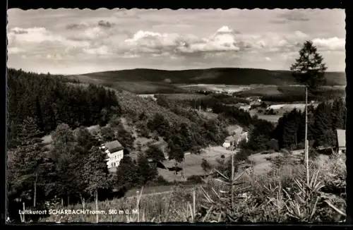 AK Scharbach /Tromm, Ortspartie