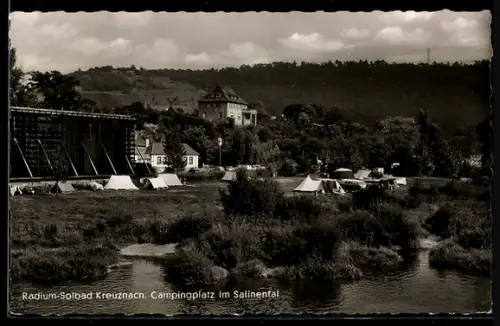 AK Bad Kreuznach, Campingplatz im Salinental