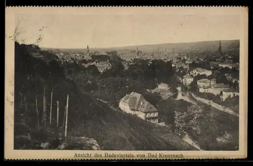 AK Bad Kreuznach, Ansicht des Badeviertels