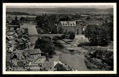 AK Bad Kreuznach, Nahe und St. Marienwörth