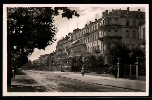AK Bad Homburg v. d. Höhe, Untere Kaiser-Friedrich-Promenade