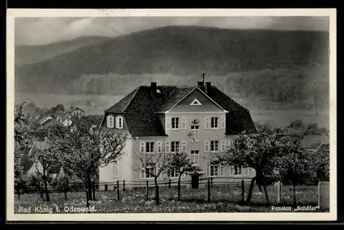 AK Bad König i. Odenwald, Pension Schäfer
