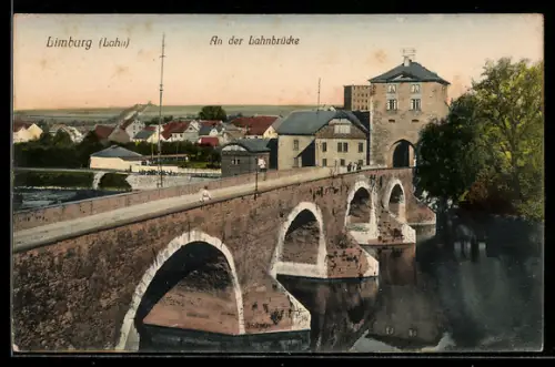 AK Limburg /Lahn, An der Lahnbrücke