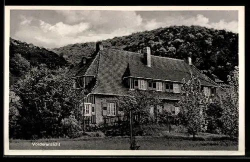 AK Zwingenberg / Bergstrasse, Erholungsheim Orbishöhe, Vorderansicht