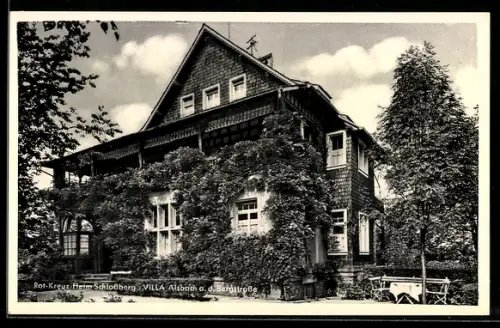 AK Alsbach a.d. Bergstrasse, Rot-Kreuz-Heim Schlossberg, Villa