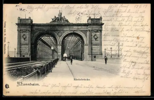 AK Mannheim, Rheinbrücke