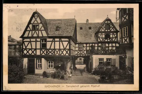 AK Bacharach, Templerhof genannt Posthof