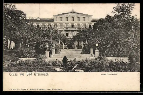 AK Bad Kreuznach, Hotel Oranienhof