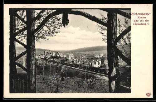 AK Niedernhausen i. Taunus, Blick aus dem Schillertempel